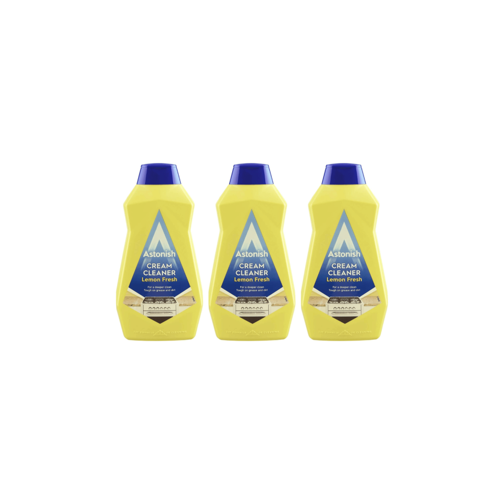 Astonish Cream Cleaner Lemon Fresh 500ml - Pack of 3