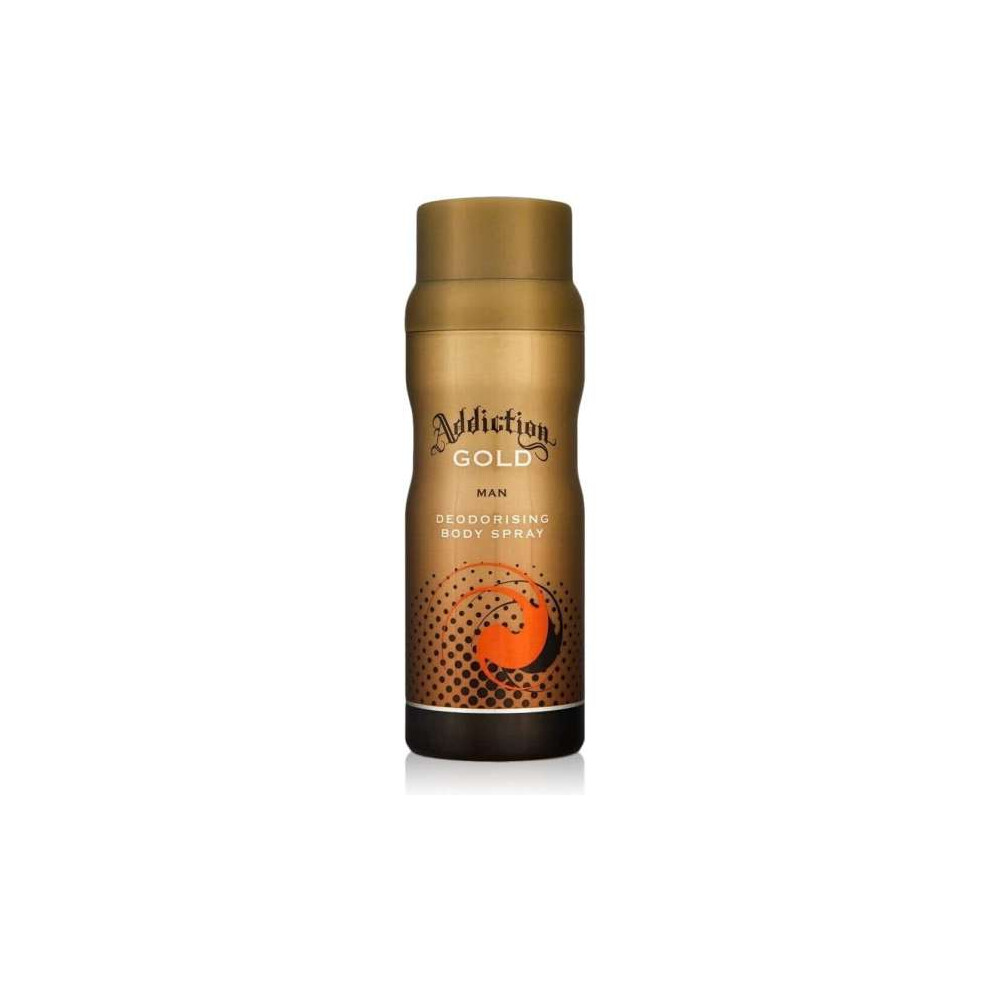 Addiction Deodorant Body Spray Gold Men 150ML