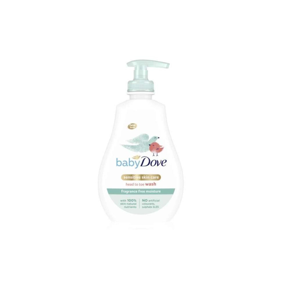 Baby Dove Head To Toe Wash Sensitive Moisture Fragrance Free 400ML