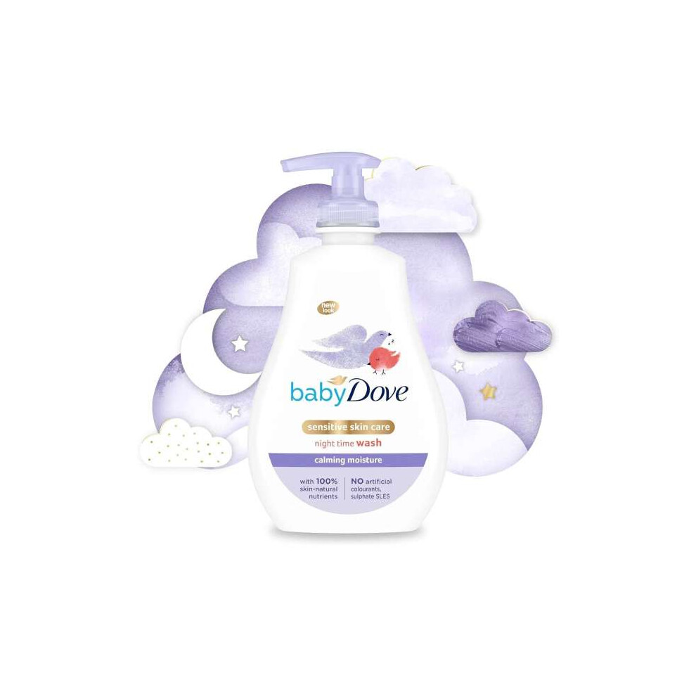 Baby Dove Night Time Wash Calming Moisture Head - Toe 400ml