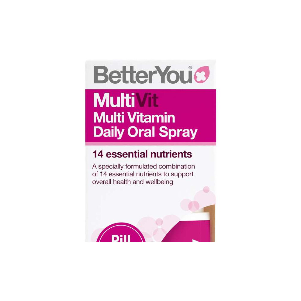 Betteryou Multi Vitamin Daily Oral Spray Multivit 25Ml