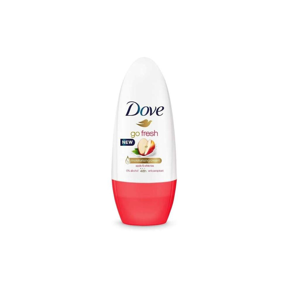 Dove Go Fresh Roll On Deodorant Apple & White Tea 50ml