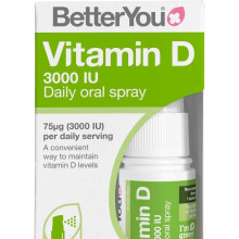 BetterYou Vitamin D 3000 IU Daily Oral Spray 15ml