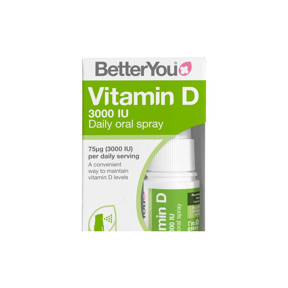 Betteryou Vitamin D 3000 Iu Daily Oral Spray 15Ml