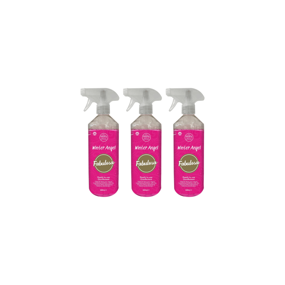 Fabulosa Winter Angel Dazzling Bathroom Cleaner 500ml - Pack of 3