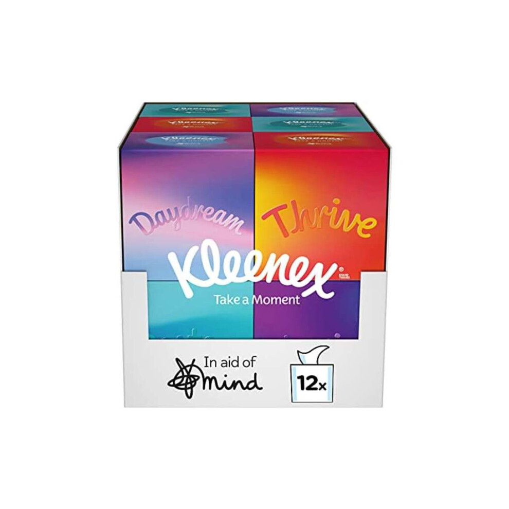 Kleenex Take a Moment Collection Cube Tissues - 12 Cubes