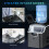 Homcom HOMCOM Counter Top Ice Maker Machine with Adjustable Cube Size Scoop Black 3