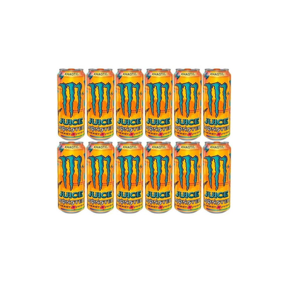 Monster Energy Drink Khaotic 500Ml - Pack Of 12