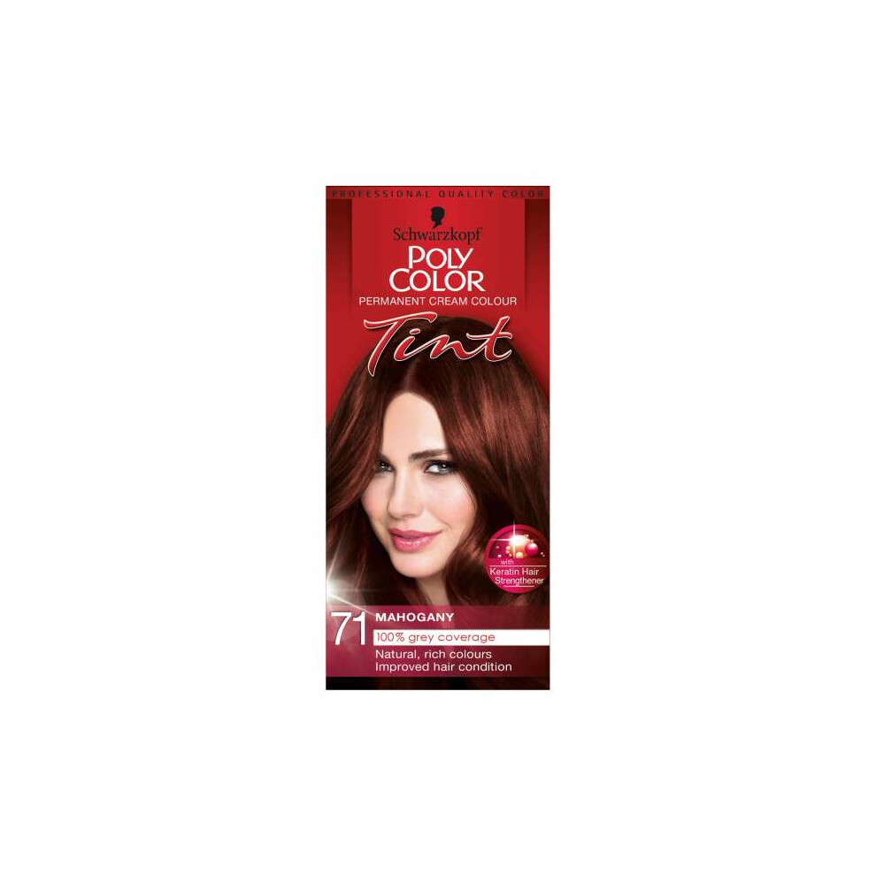 Schwarzkopf Poly Color Mahogany Tint Cream Permanent Colour