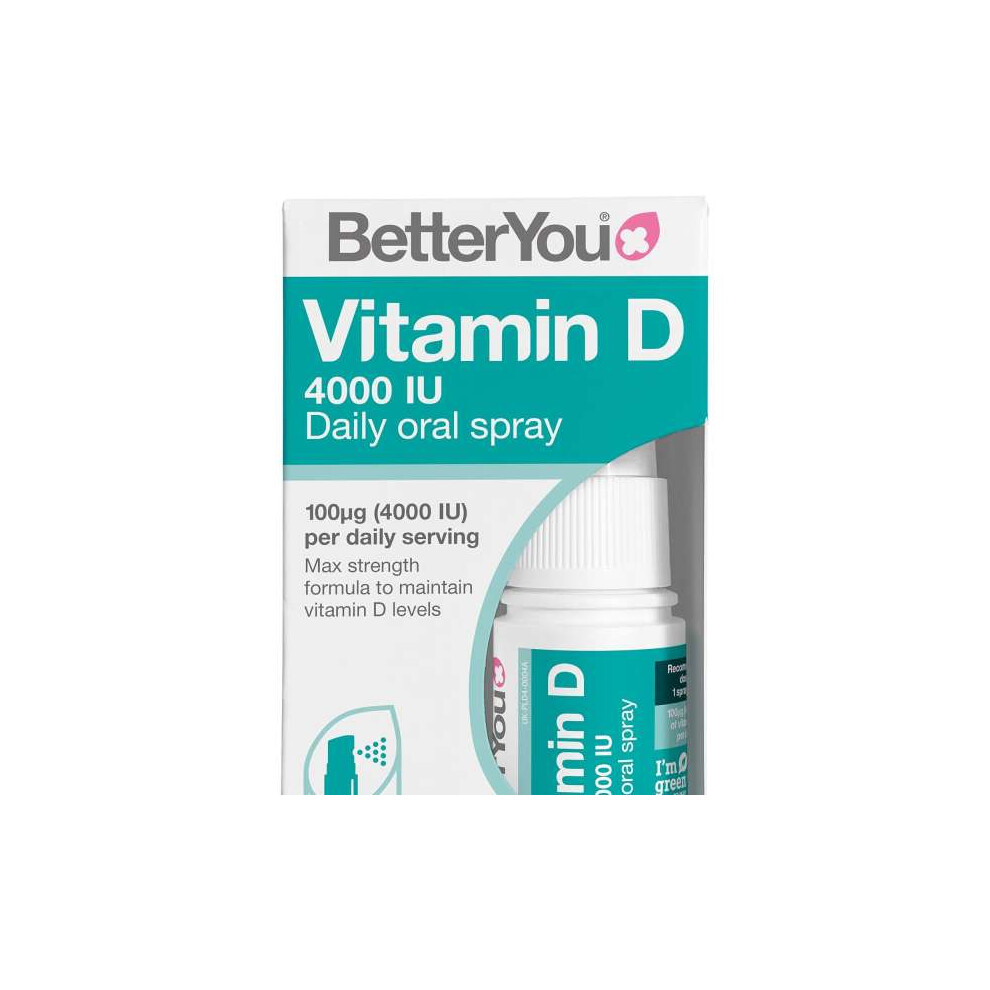 Betteryou Daily Oral Spray Vitamin D 4000 Iu 15Ml