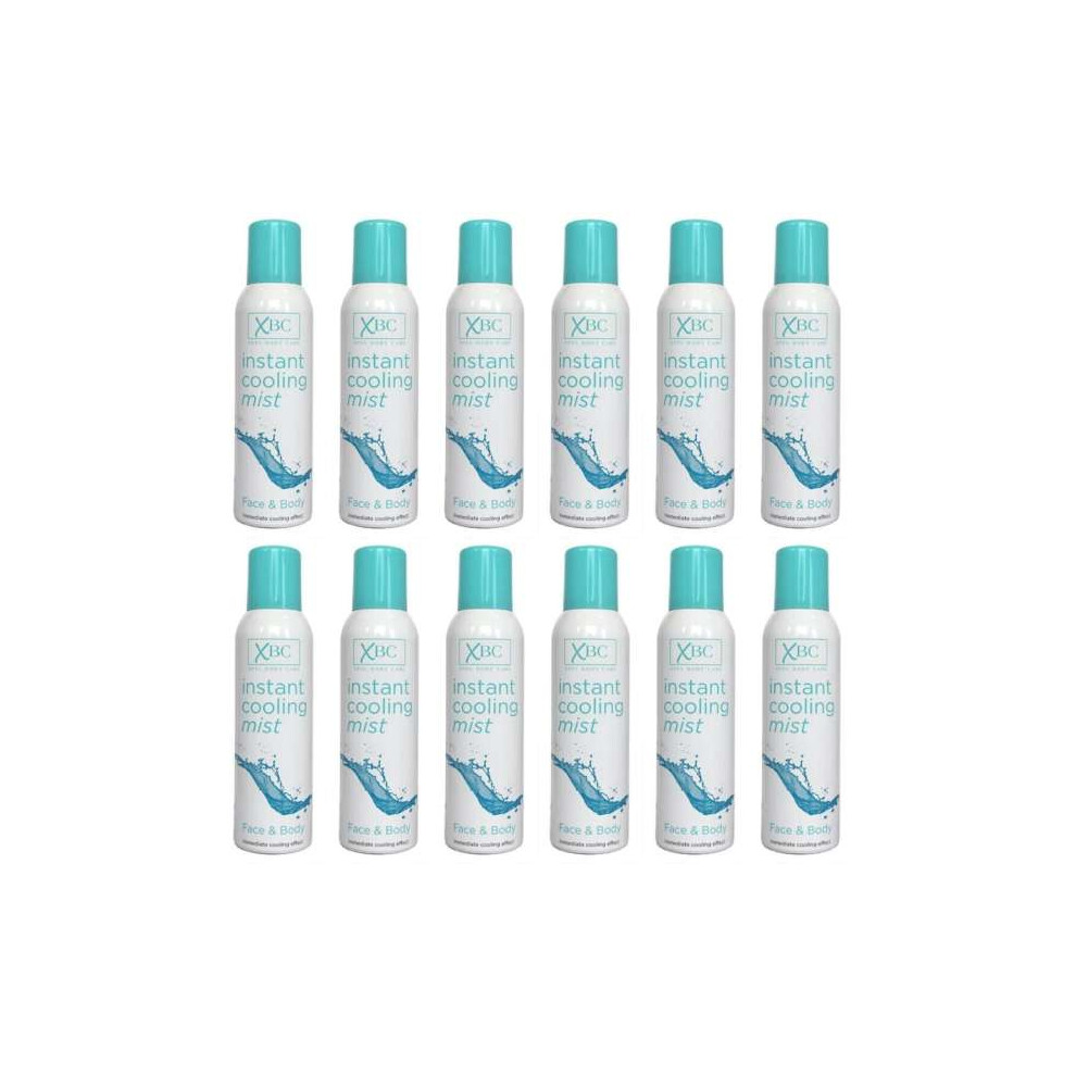 XBC Instant Cooling Mist Face & Body 150ml - Pack of 12