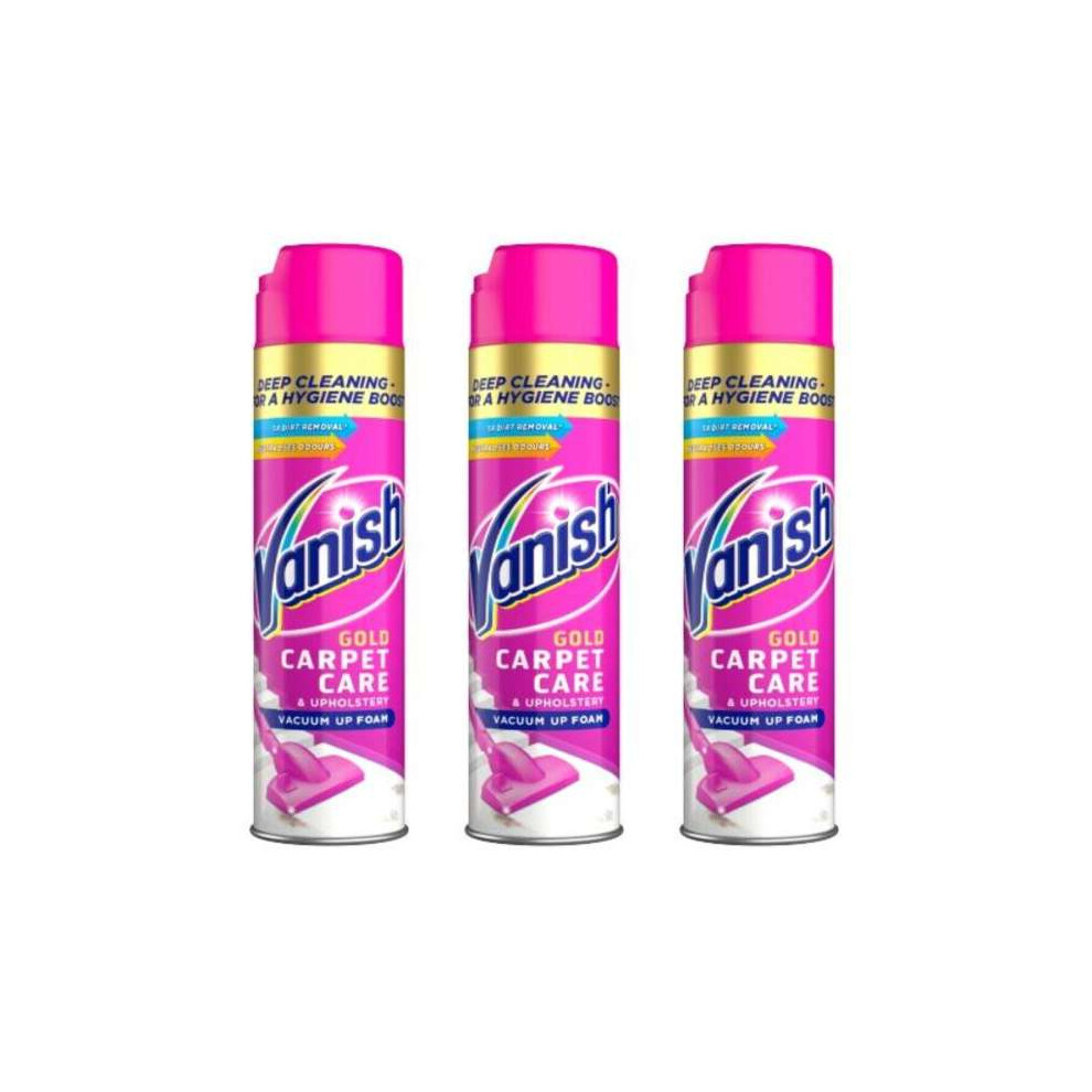 Vanish Gold Carpet Cleaner 600ml - Pack of 3