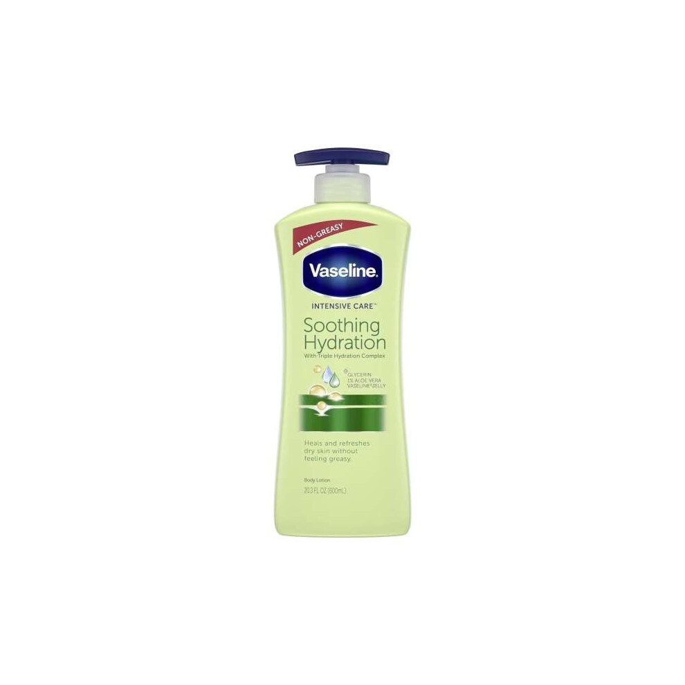 Vaseline Intensive Care Aloe Soothe Soothing Hydration Body Lotion 600ml