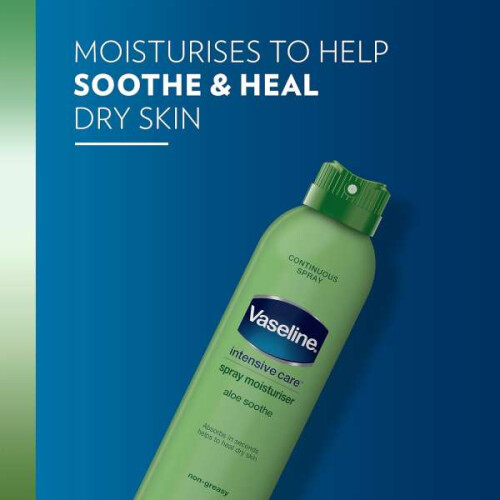 Vaseline Vaseline Moisturizer Spray Intensive Care Aloe Soothe 190ml 2