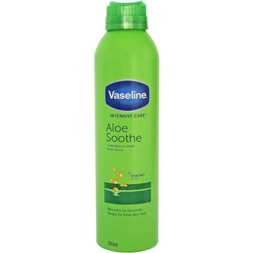 Vaseline Vaseline Moisturizer Spray Intensive Care Aloe Soothe 190ml 1