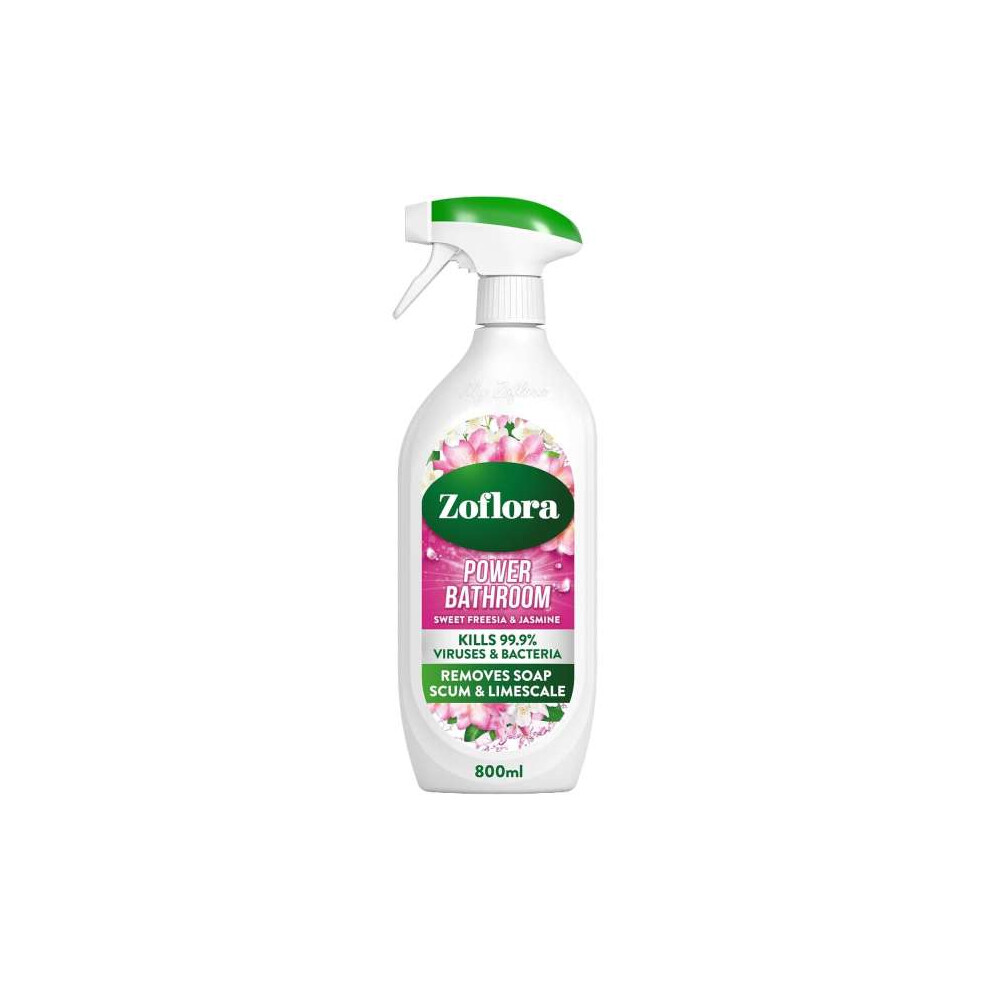 Zoflora Power Bathroom Spray Sweet Freesia & Jasmine 800Ml