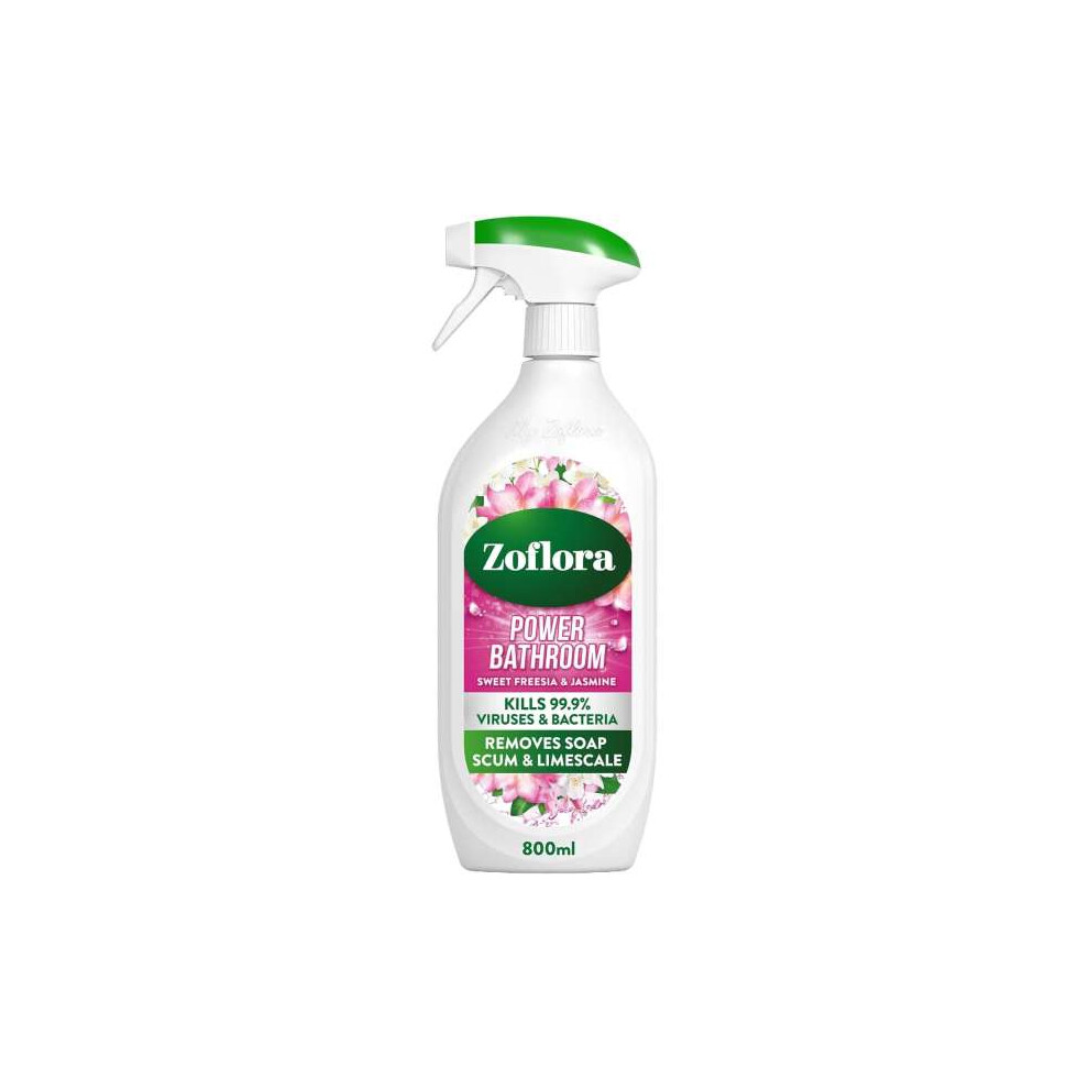 Zoflora Power Bathroom Spray Sweet Freesia & Jasmine 800ml