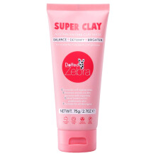 Dotted Zebra Super Clay Ansiktsmask, 2,7 oz - Med Kakadu Plum, Magnesium, Zink och Silika - Närande Lermask