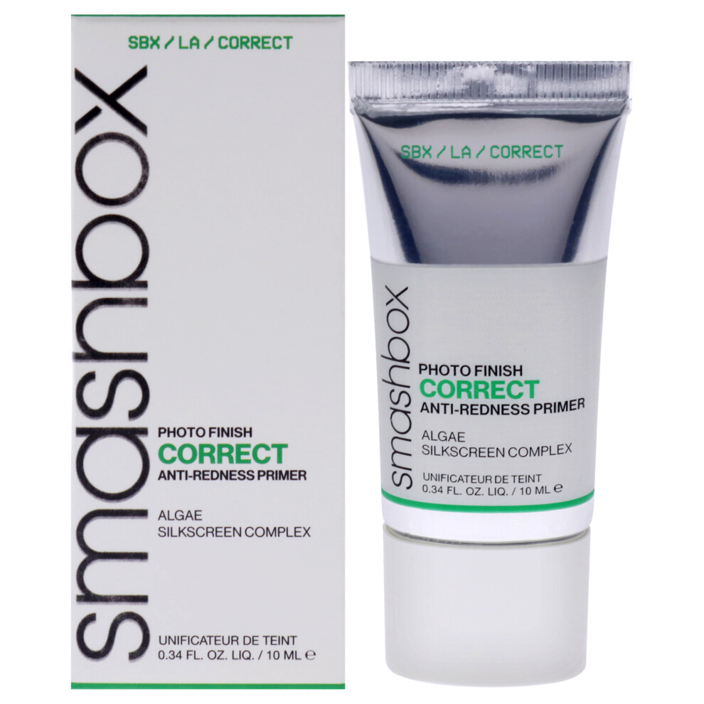 Photo Finish Correct Anti-Redness Primer by SmashBox for Women - 0.34 oz Primer