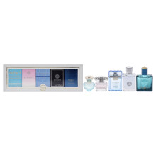Versace Miniatures Collection by Versace for Unisex - 5 Pc Mini Gift Set 0.17oz Versace Dylan Turquoise EDT Splash, 0.17oz Crystal EDT Splash