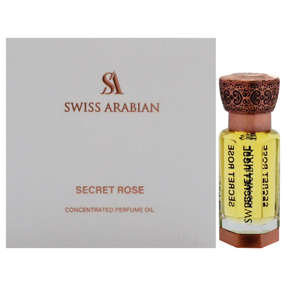 Swiss Arabian Secret Rose By For Unisex - 0.4 Oz Parfum Oil
