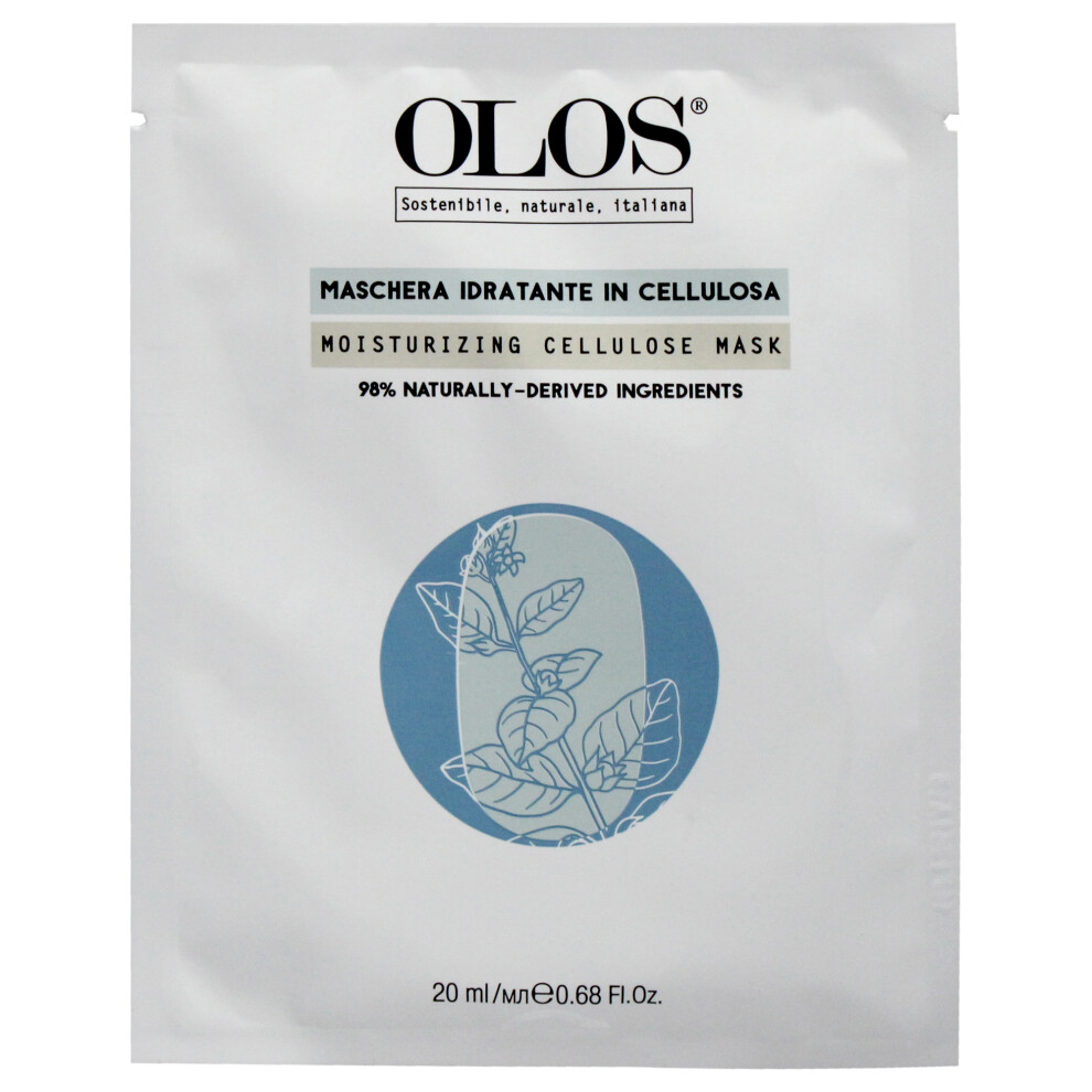 Olos Natura Moisturizing Cellulose Mask By Olos For Unisex - 0.68 Oz Mask