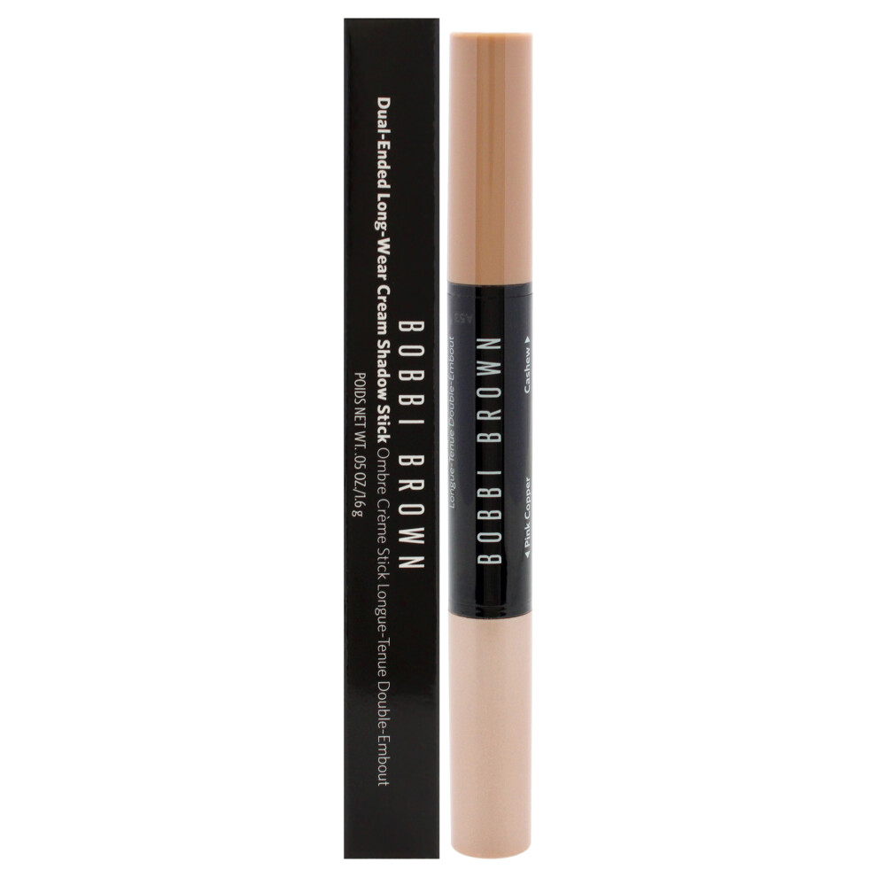 Dual-Ended Long-Wear Cream Shadow Stick - Pink Copper-Cashew by Bobbi Brown for Women - 0.05 oz Eye Shadow-image-OPC-PDYC7FZ-NEW