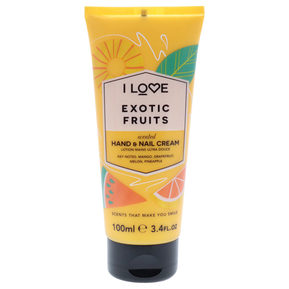 I Love Cosmetics Ltd Scented Hand And Nail Cream - Exotic Fruit By I Love Cosmetics For Women - 3.4 Oz Cream