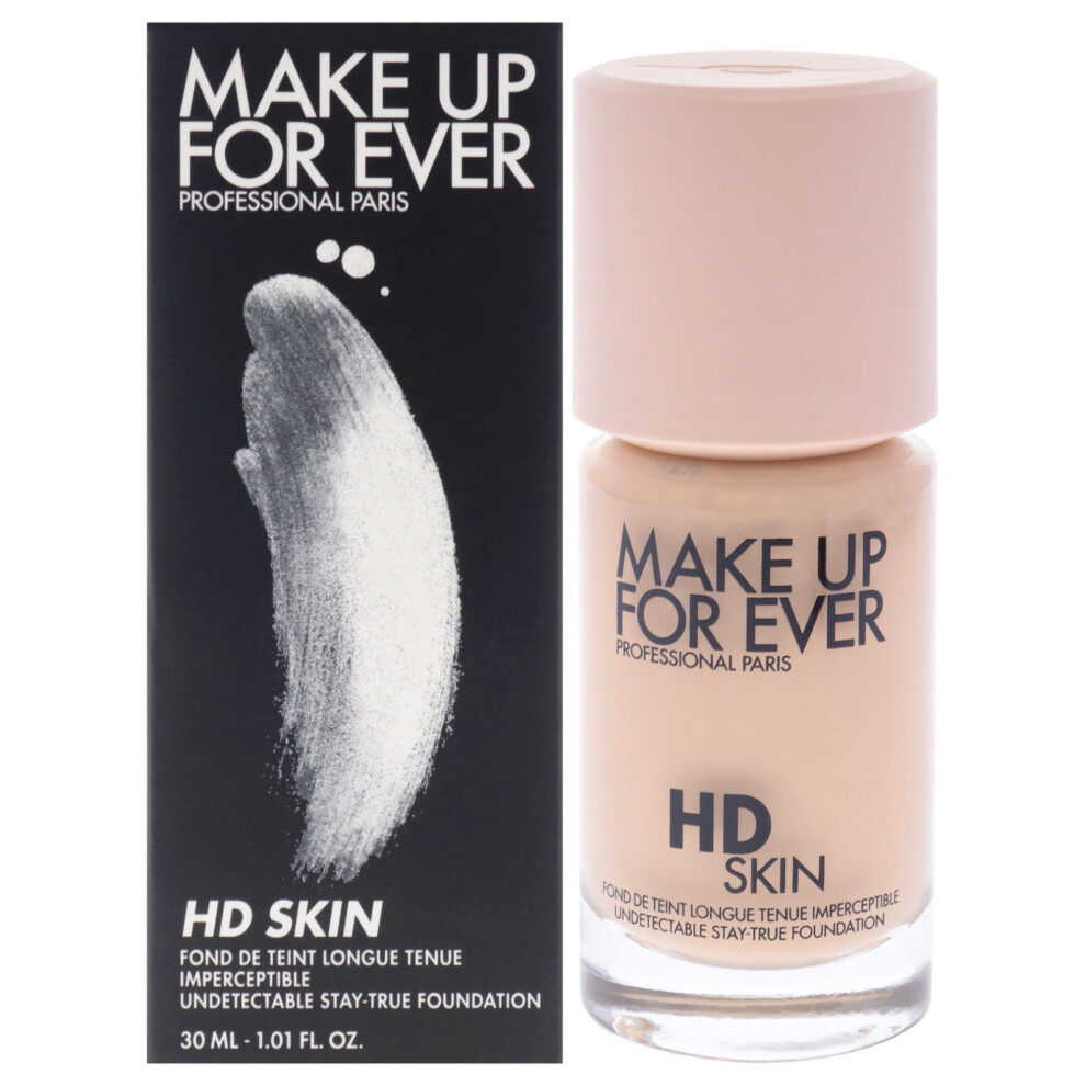 Make Up For Ever Women's Hd Skin Undetectable Stay-True Foundation - 1Y08 Warm Porcelain By For - 1.01 Oz Foundation
