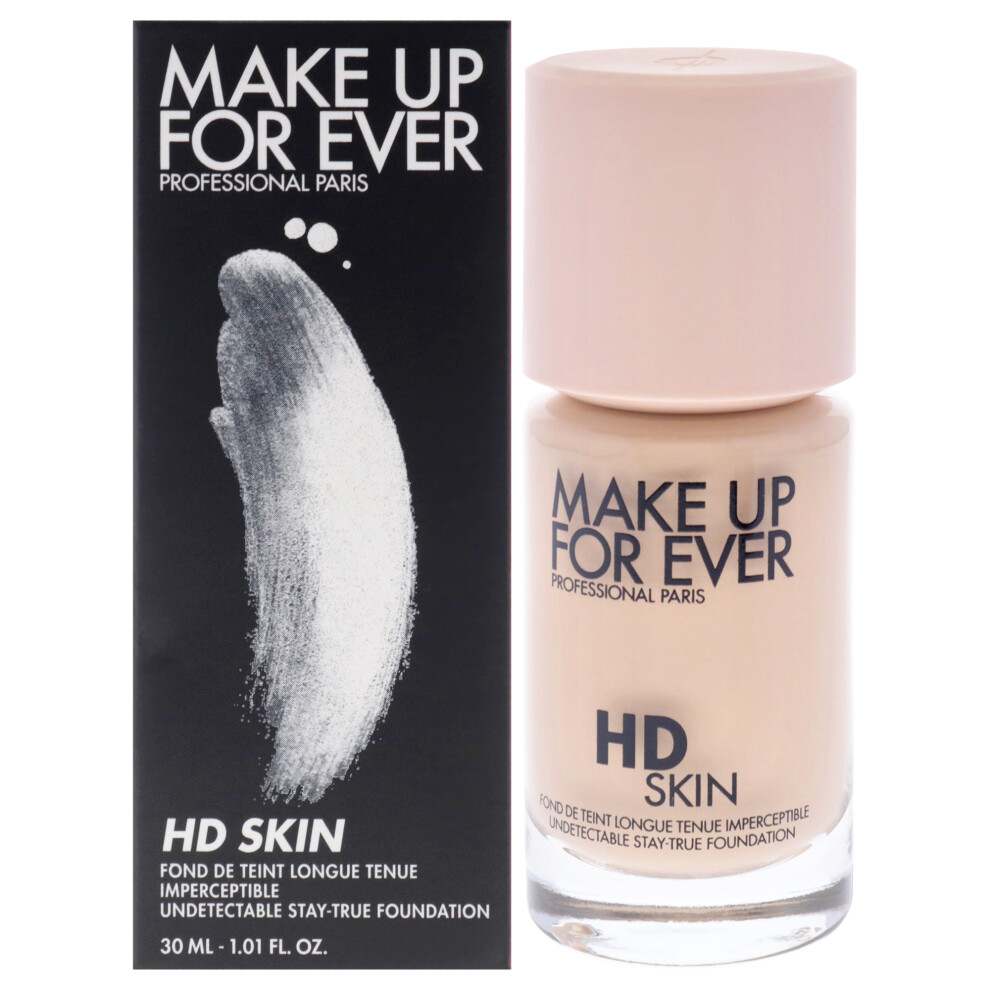 Make Up For Ever Women's Ivory Hd Skin Undetectable Stay-True Foundation - 1N10 By For - 1.01 Oz Foundation