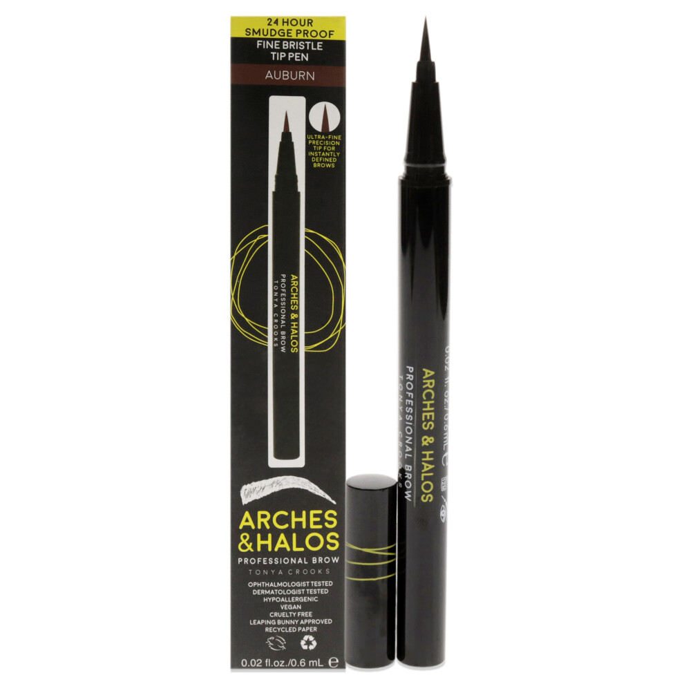 Arches And Halos Fine Bristle Tip Pen - Auburn By For Women - 0.02 Oz Eyebrow Pen