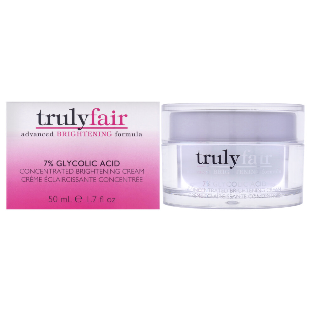 American Girl Truly Cream 7 Percent Glycolic Acid Concentrated Brightening By Truly Fair For Unisex - 1.7 Oz