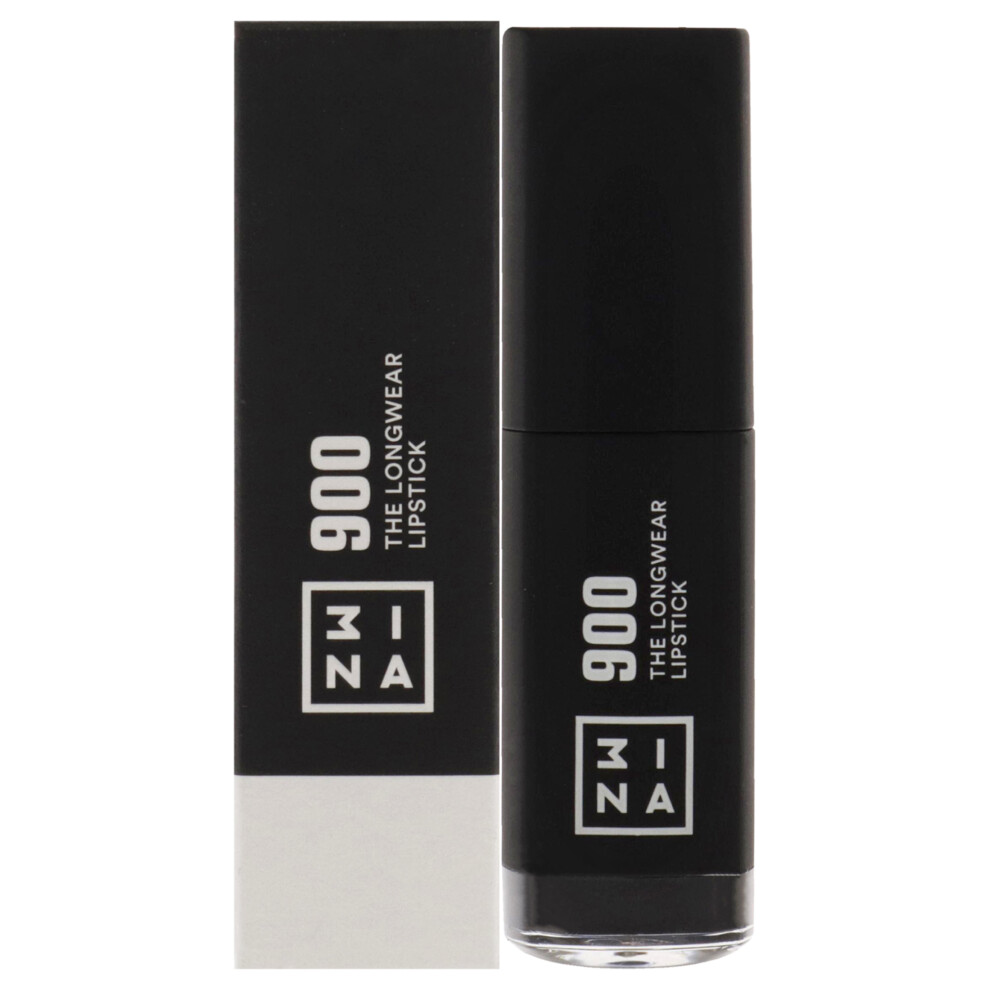 3Ina Black The Longwear Lipstick - 900 By For Women - 0.20 Oz Lipstick