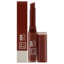 3INA The Color Lip Glow - Hooggepigmenteerde Lippenstift met Shea Butter - Effect van Lipgloss en Lipbalsem - 504 Medium Nude Taupe
