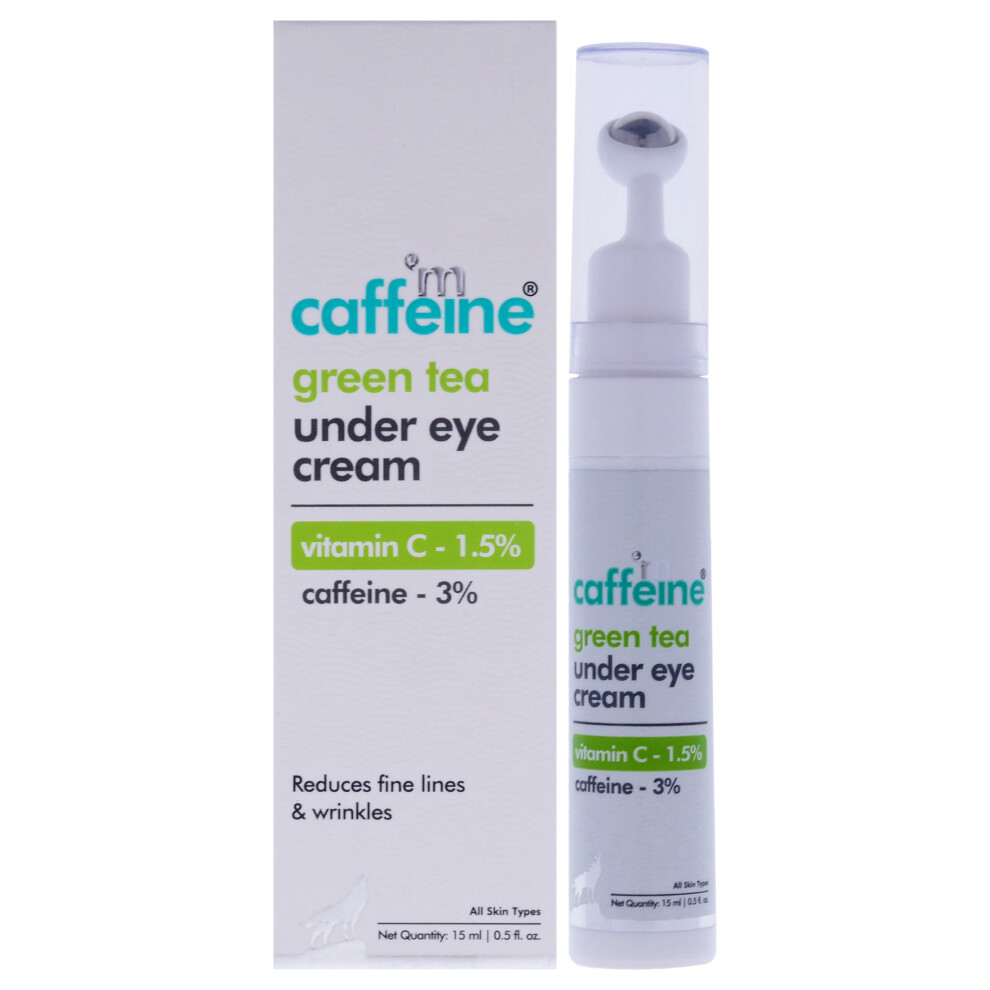 Mcaffeine Green Tea And Vitamin C Under Eye Cream – Anti Aging Caffeine Eye Cream For Dark Circles, Puffiness, And Pigmentation – Alimenti, 15 Ml-image