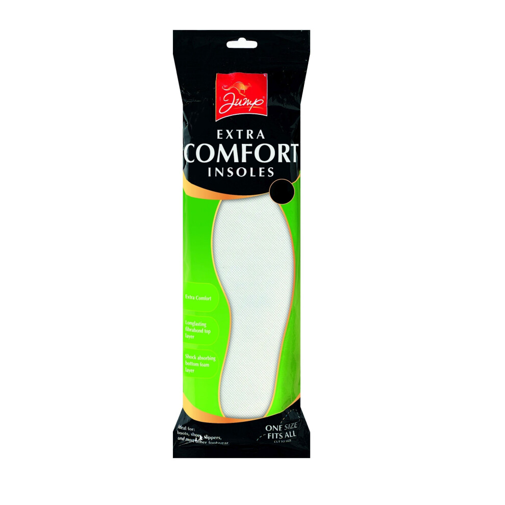 Extra Comfort Foam Shoe Insoles 1 Pair Unisex For Shoes Boots Trainers