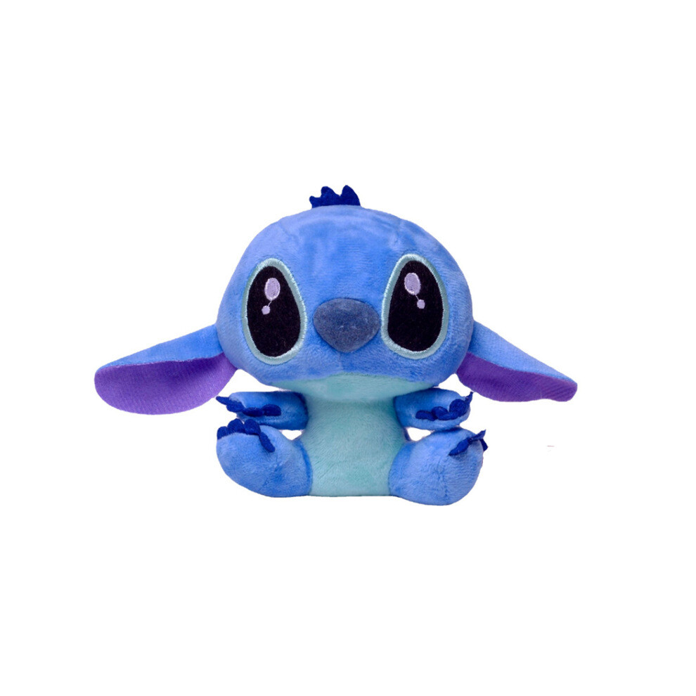 ( Stitch) Anime Cute Stitch Plush Keychain Toy Soft Stuffed Animal Doll And Blue/Pink