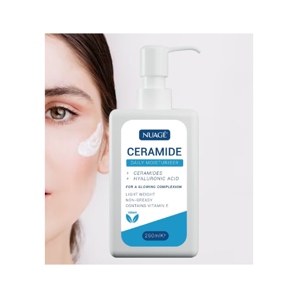 Nuage Cream Ceramide Face With Hyaluronic Acid Daily Moisturiser 250Ml