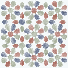 Spanish Leaves Floor Tiles Self Adhesive Vinyl Flooring Kitchen Bathroom 1m²