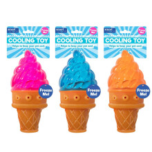 Set of 3 Summer Cooling Pet Ice Cream Toy Dog Puppy Teething Freezable
