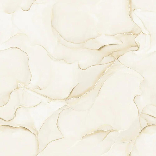 Muriva Muriva Elysian Marble Cream Wallpaper Modern Metallic Gold Effect