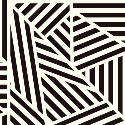 Arthouse Arthouse Zebra Geometric Black White Wallpaper Modern Stylish