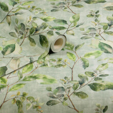 Arthouse Spring Sprig Green Wallpaper Naturistic Leaves Botanical