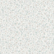 Fine Decor Terrazzo Blue Wallpaper Metallic Effect Textured