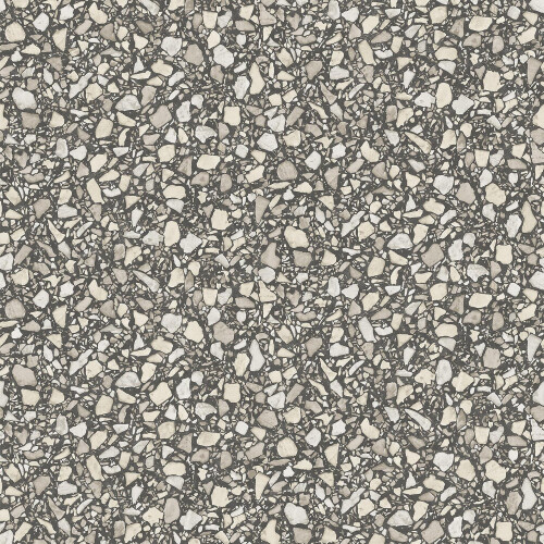 Fine Decor Fine Decor Terrazzo Black Wallpaper Metallic Effect Textured