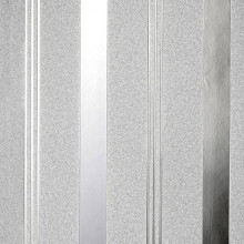Fine Decor Vymura Foil Silver Striped Wallpaper Luxury Textured