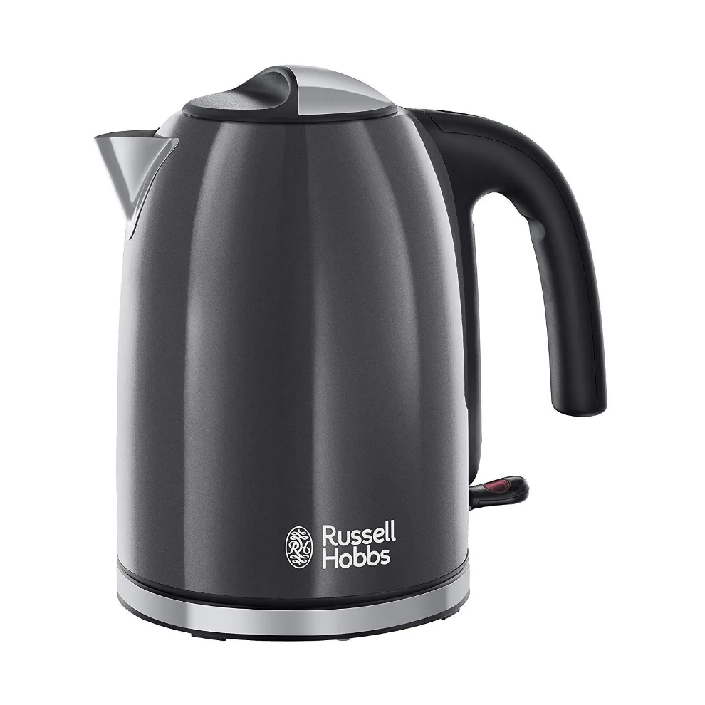 Russell Hobbs 20414 Colours Plus 1.7L Jug Kettle 3000w In Grey - Brand New