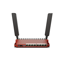 Mikrotik L009UiGS-2HaxD-IN wireless router Gigabit Ethernet Single-band (2.4 GHz) Red