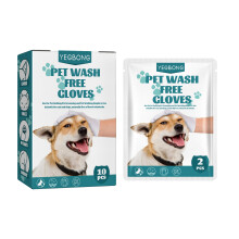 (10pcs/box) Pet Disposable Gloves Dog and Cat Spa Cleaning and Decontamination Care Dry Cleaning Gloves