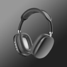 (Black) Wireless Headphones Bluetooth Noise Cancelling Stereo Earphones Over Ear Headset
